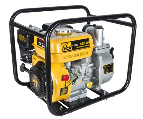 MOTOBOMBA BENCINERA 2X2 SGP20L 5.5 HP