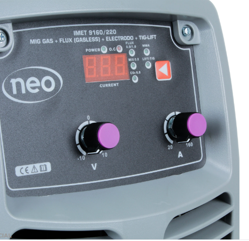 SOLDADORA NEO 160 amp MIG FLUX-ARCO-TIG - Imagen 3