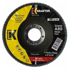 DISCO FLAP KRAFTER GRANO A80 METAL INOX
